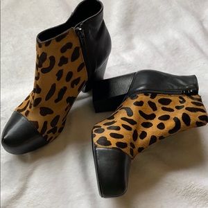 Office London Leopard Boots